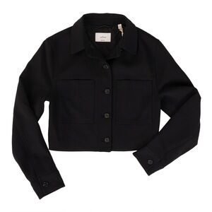 Aritzia Black Button Front Jacket